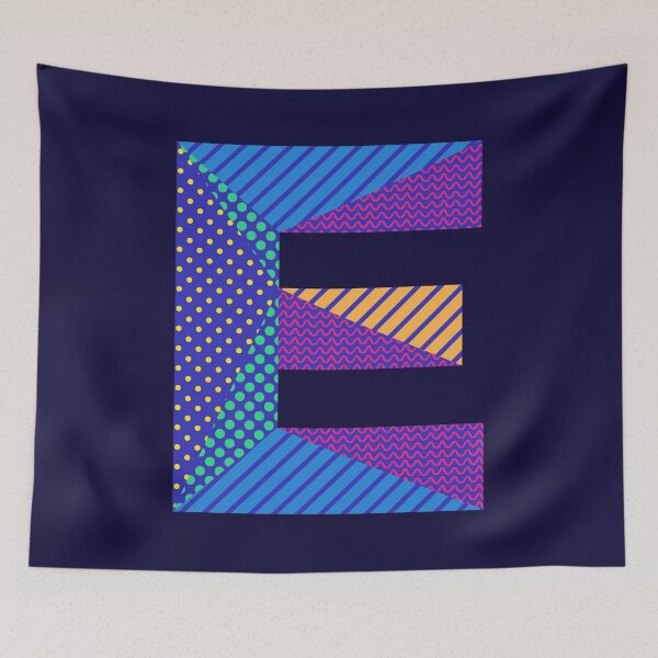 Item preview, Alphabet Letter E Screen Print Design designed and sold by ToluaPrints.
