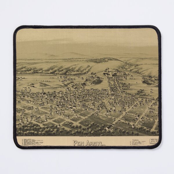 Item preview, Pen Argyl, Pennsylvania (1894) designed and sold by allhistory.