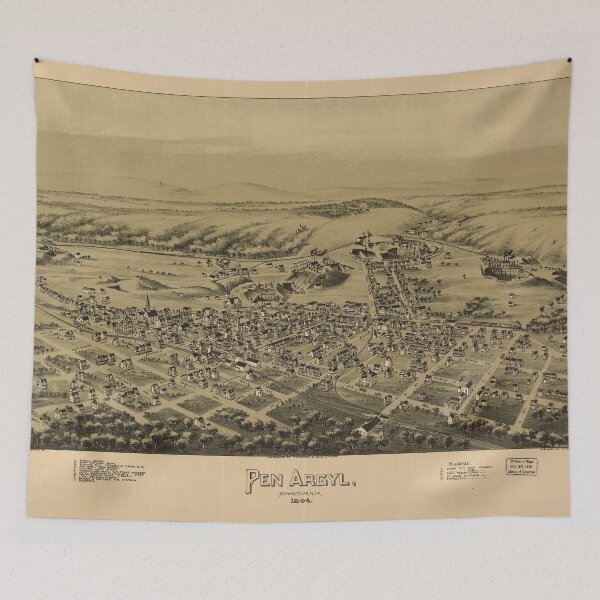 Item preview, Pen Argyl, Pennsylvania (1894) designed and sold by allhistory.