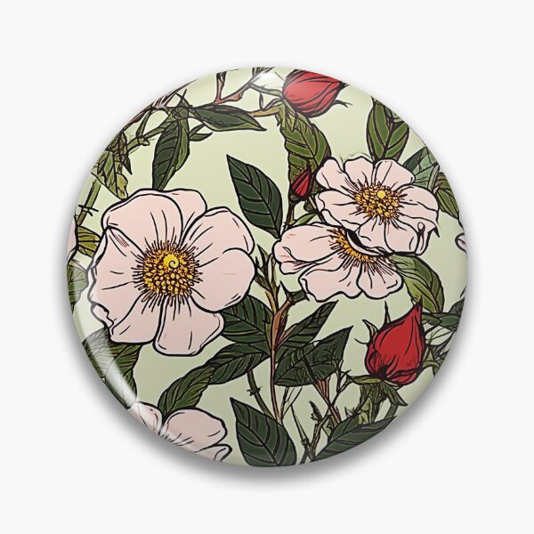 Item preview, Wild  Prairie Flower Pattern Design  Against A Light Green Background designed and sold by mrtom414.