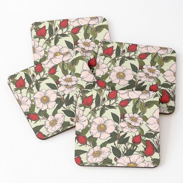 Item preview, Wild  Prairie Flower Pattern Design  Against A Light Green Background designed and sold by mrtom414.