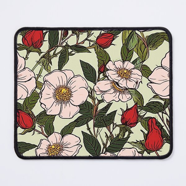 Item preview, Wild  Prairie Flower Pattern Design  Against A Light Green Background designed and sold by mrtom414.