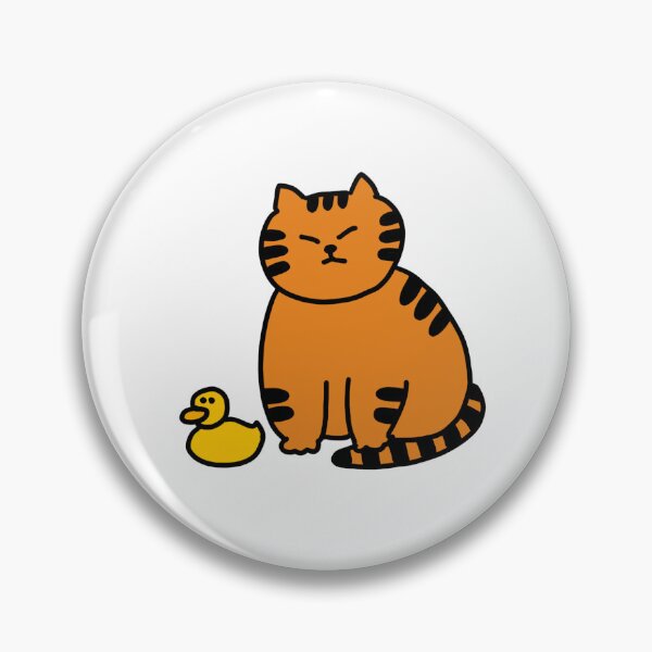 Artikelvorschau, eine Katze mit einer Ente entworfen und verkauft von superbaechoo.