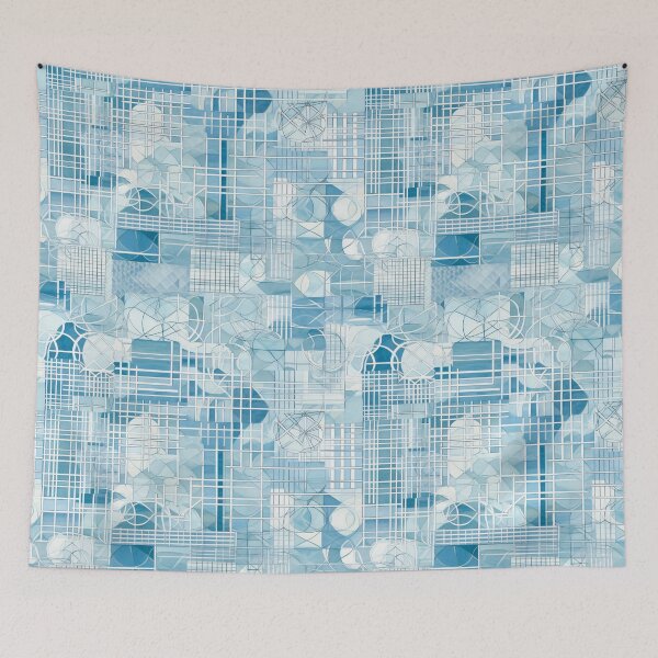 Item preview, Delicate Ocean Waves Pattern designed and sold by Juuskus.
