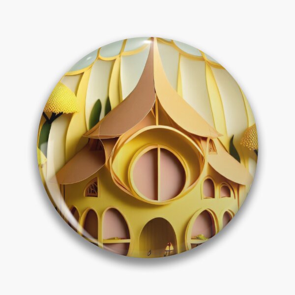 Item preview, Passionfruit Inspired Chalet Papercut designed and sold by MMDigitalArt.