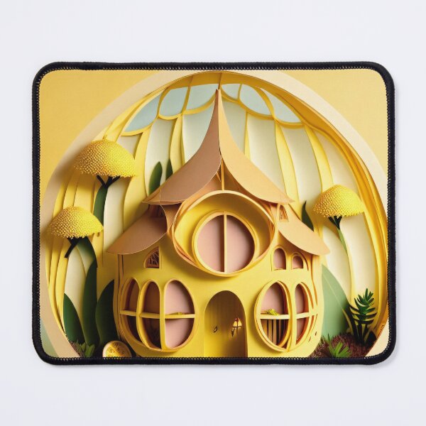 Item preview, Passionfruit Inspired Chalet Papercut designed and sold by MMDigitalArt.