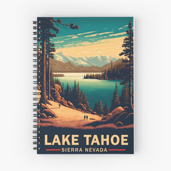 Item preview, Lake Tahoe Travel Poster designed and sold by Glenn Slingsby.