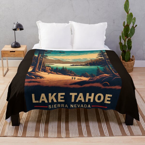 Item preview, Lake Tahoe Travel Poster designed and sold by Glenn Slingsby.