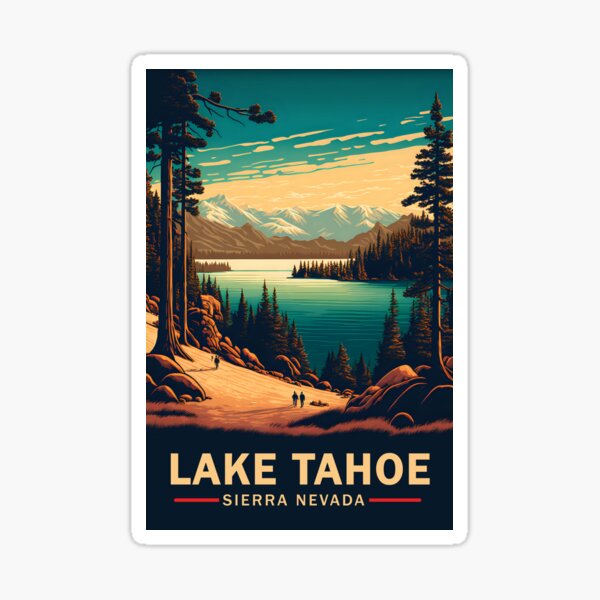 Artikel-Vorschau von Lake Tahoe Reiseposter, designt und verkauft von Glenn Slingsby.