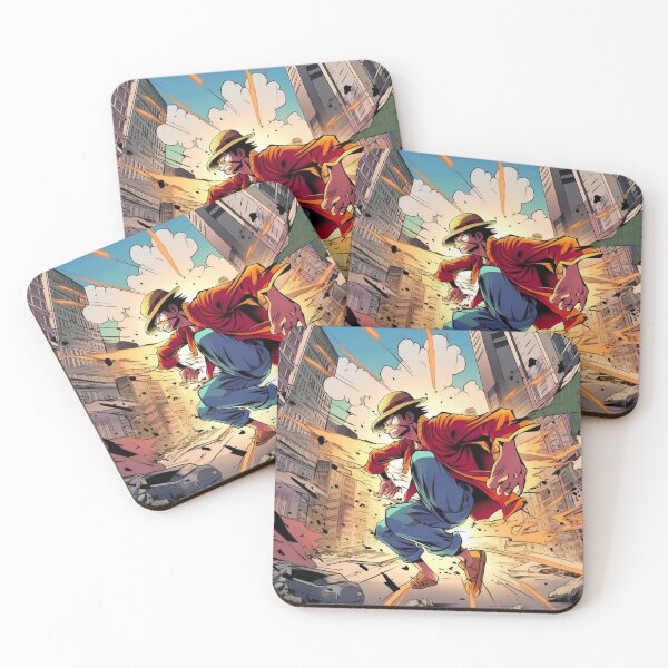Item preview, Punching Through the Chaos: Monkey D. Luffy in Action designed and sold by RobotBadGuy0.