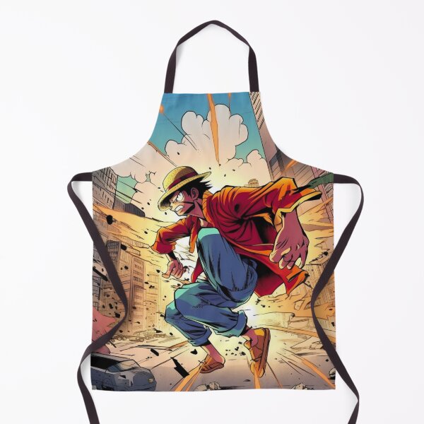Item preview, Punching Through the Chaos: Monkey D. Luffy in Action designed and sold by RobotBadGuy0.