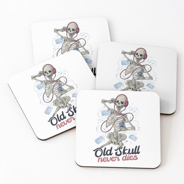 Item preview, Old Skull Never Dies - Death Music Gift designed and sold by EduEly.