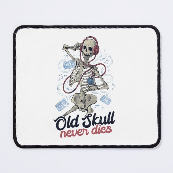 Item preview, Old Skull Never Dies - Death Music Gift designed and sold by EduEly.