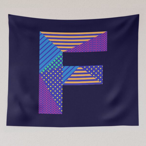 Item preview, Alphabet Letter F Screen Print Design designed and sold by ToluaPrints.