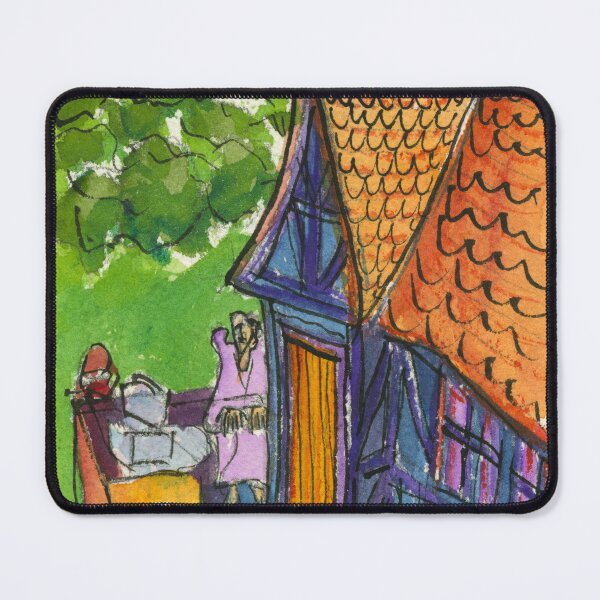 Artikelvorschau, E.J. Gold Aquarell "Catherine's Cottage" entworfen und verkauft von ProsperityPath.
