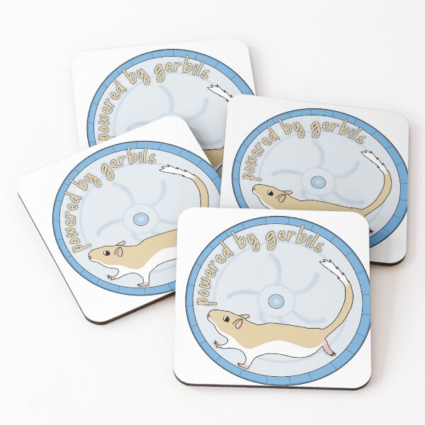 Item preview, Powered by gerbils (Cute golden gerbil) designed and sold by Becky-Marie.