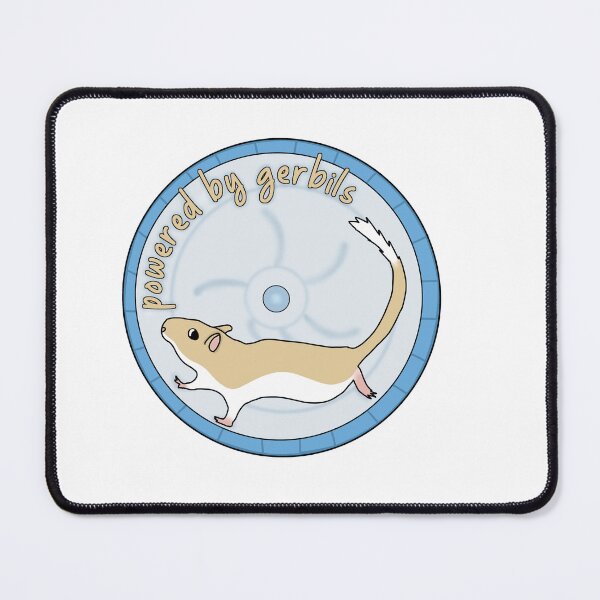 Item preview, Powered by gerbils (Cute golden gerbil) designed and sold by Becky-Marie.