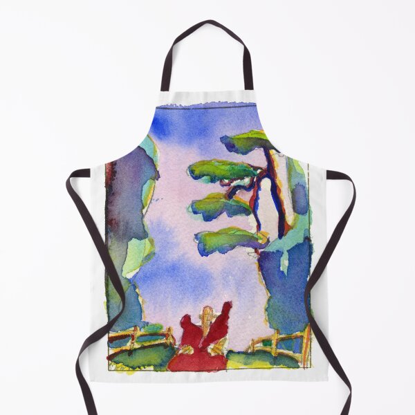 Item preview, E.J. Gold Watercolor "Trees on the Hillside" designed and sold by ProsperityPath.