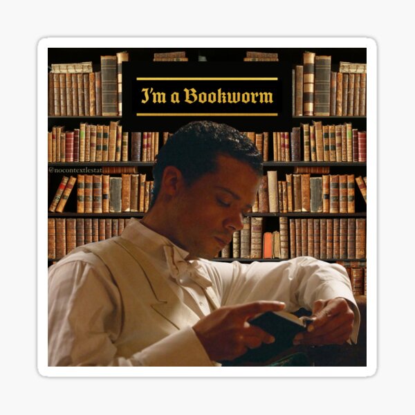 Item preview, Louis - I'm a Bookworm designed and sold by nocontextlestat.