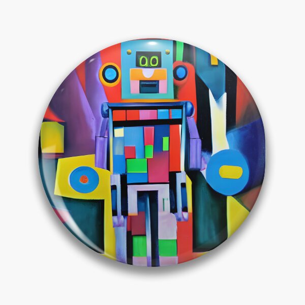 Item preview, Robot in the style of famous art. designed and sold by CRAFTER-MEDIA.