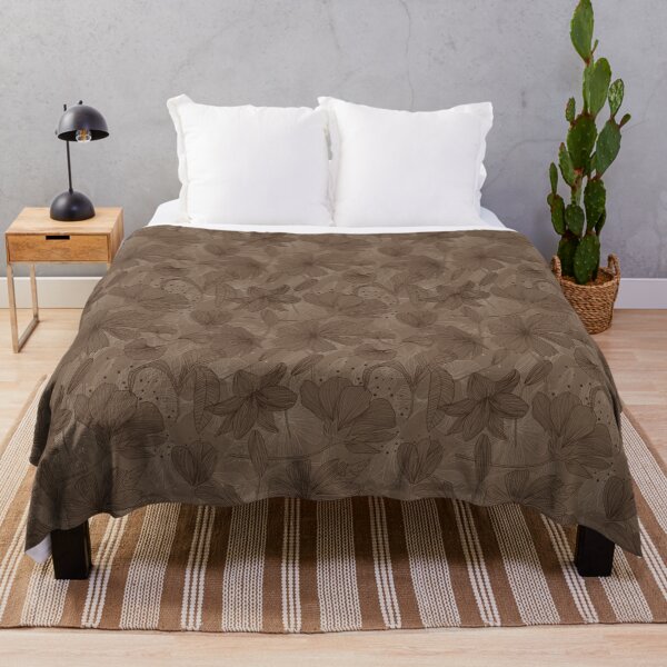 Item preview, Vintage Florals - Dark Brown designed and sold by Virginia Eleonora Ortu.