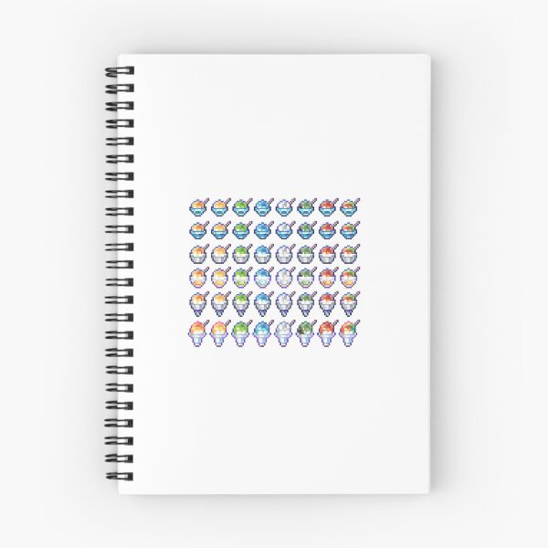 Item preview, Pixel art of many shaved ice. designed and sold by jiupixelart.