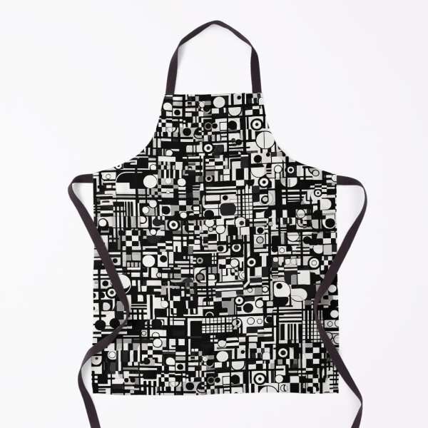 Aperçu de l'œuvre Motif de grille surréaliste en noir et blanc créée et vendue par Juuskus.