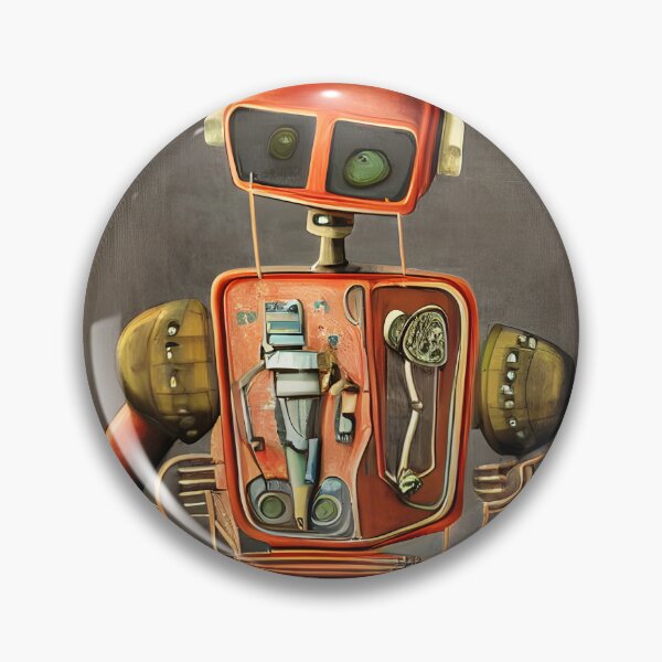 Item preview, Robot in the style of famous art. designed and sold by CRAFTER-MEDIA.