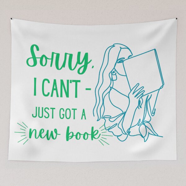 Artikelvorschau, Sorry, I can't - just got a new book entworfen und verkauft von jechaiyells.