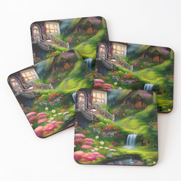 Item preview, Magical Fairytale Cottage in The Woods designed and sold by enchantedlife.