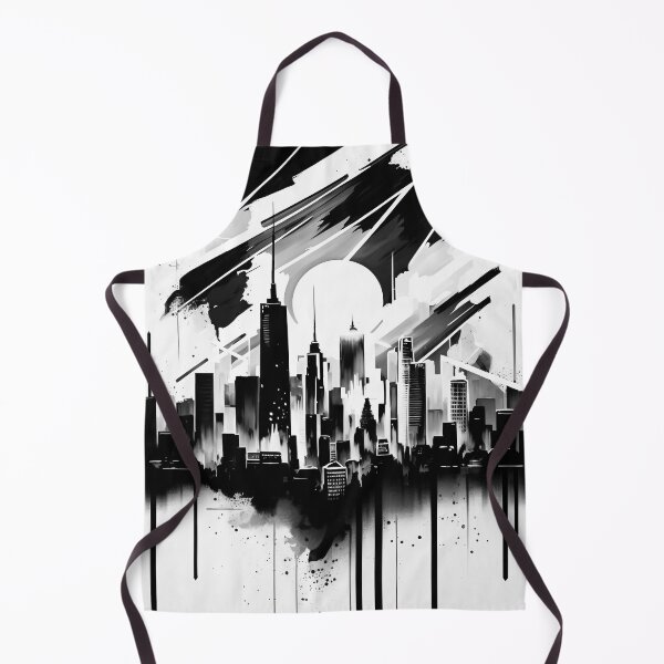Item preview, Abstract skyline, in black and white designed and sold by Tim Münnig.
