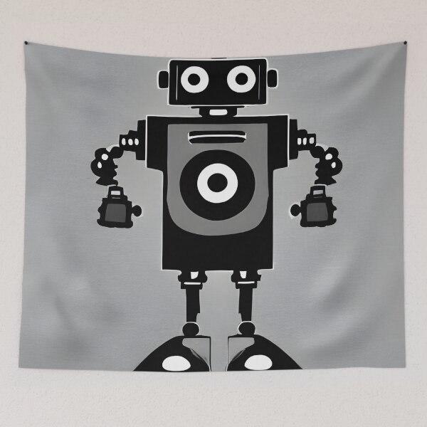 Item preview, Robot in the style of famous art. designed and sold by CRAFTER-MEDIA.