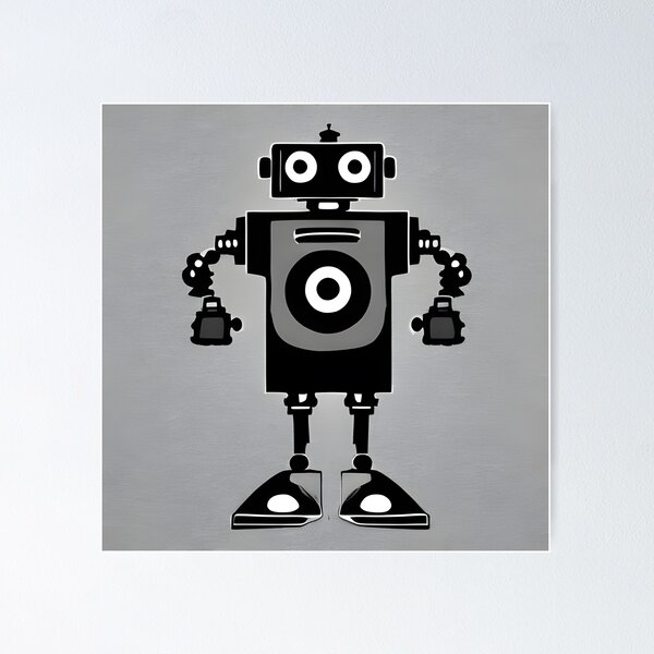 Item preview, Robot in the style of famous art. designed and sold by CRAFTER-MEDIA.
