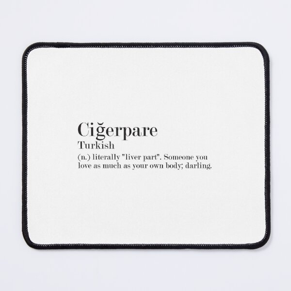 Item preview, Ciğerpare - Turkish - Beautiful Word Definition designed and sold by Zooone.