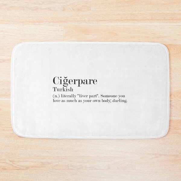 Item preview, Ciğerpare - Turkish - Beautiful Word Definition designed and sold by Zooone.