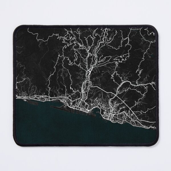 Item preview, Genoa City Map of Liguria, Italy - Dark designed and sold by deMAP.