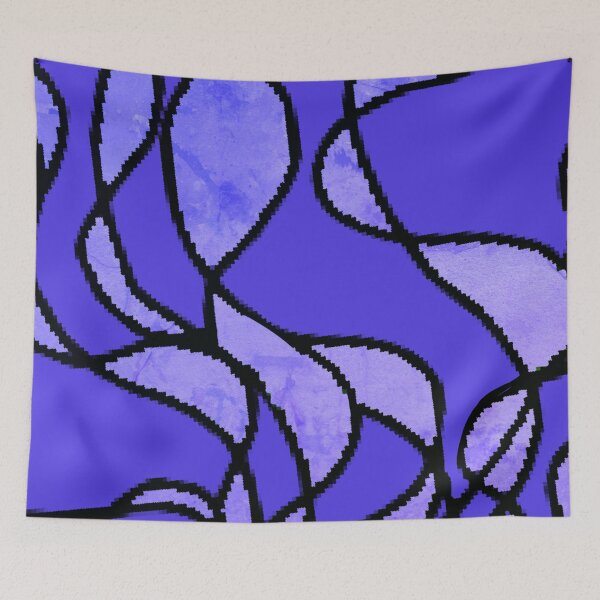 Item preview, Watercolor purple Over the lines designed and sold by awsomepatterns.