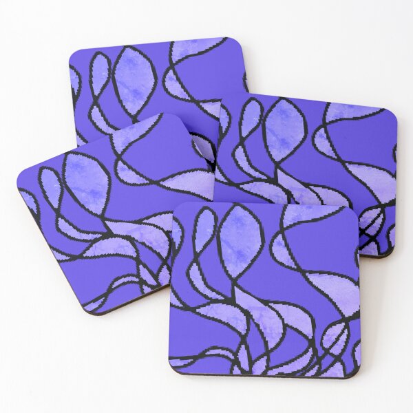 Item preview, Watercolor purple Over the lines designed and sold by awsomepatterns.