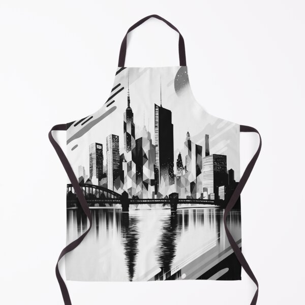 Item preview, Abstract skyline, in black and white designed and sold by Tim Münnig.