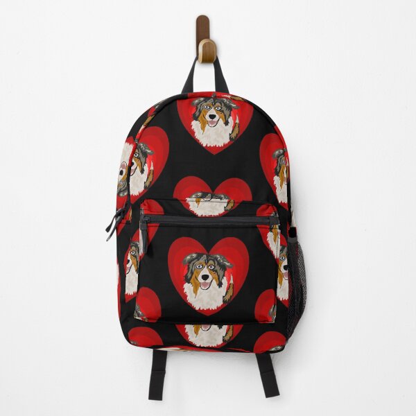 Item preview, Funny Australian Shepherd Dog Love Heart designed and sold by Nature's Fancy.