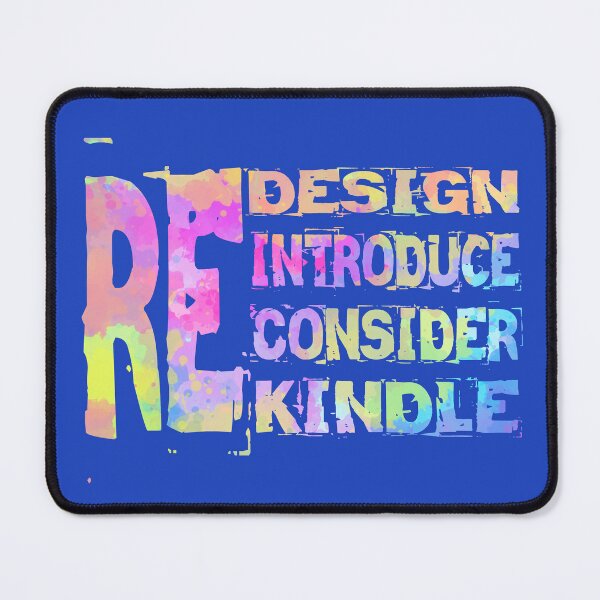 Item preview, Redesign Reintroduce Reconsider Rekindle Tye and Dye T-shirt,  designed and sold by KesDesigns ⭐⭐⭐⭐⭐.