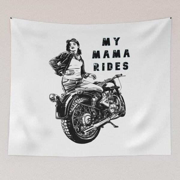Item preview, My Mama Rides, about the woman in your life that rides a hog! designed and sold by KathteeDesign.