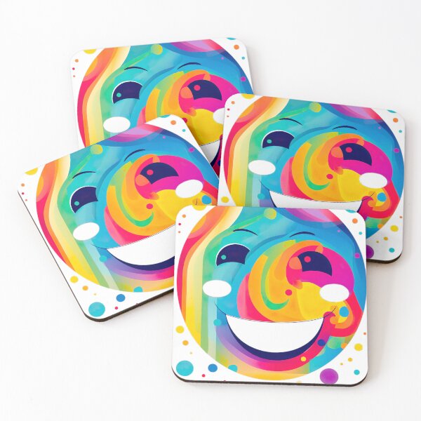Item preview, Colorful Smiling Faces of Happiness designed and sold by Vindbult.
