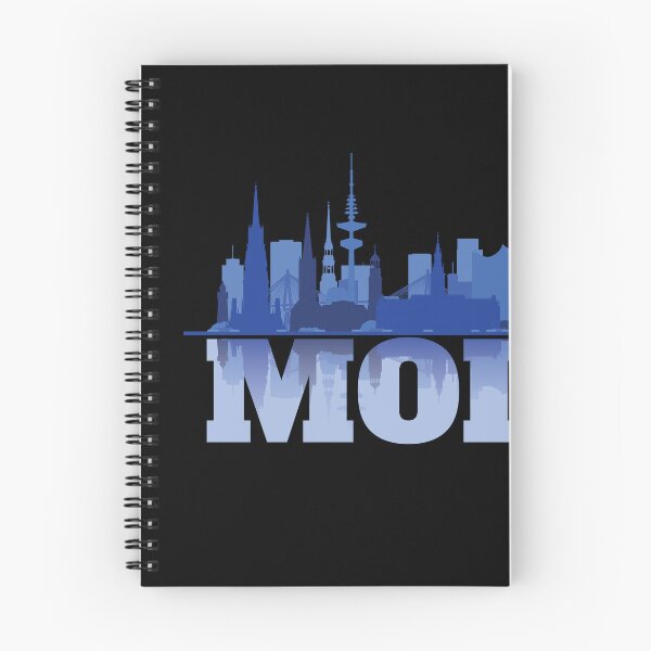Item preview, Moin Hamburg Skyline Sea Silhouette designed and sold by shirtmaster23.