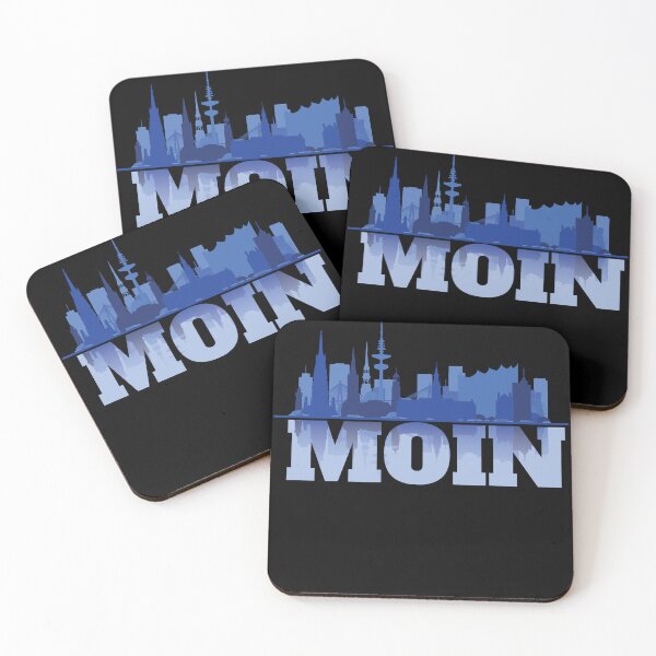 Item preview, Moin Hamburg Skyline Sea Silhouette designed and sold by shirtmaster23.