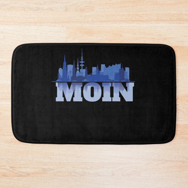 Item preview, Moin Hamburg Skyline Sea Silhouette designed and sold by shirtmaster23.
