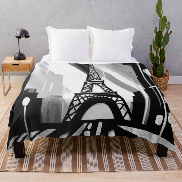 Item preview, Eiffel Tower in Paris, abstract and black and white designed and sold by Tim Münnig.