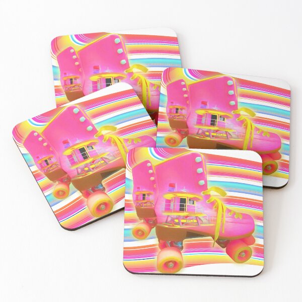 Item preview, Roller Skating Miami Beach - Outter Space Vibe designed and sold by Chrystyne Novack.
