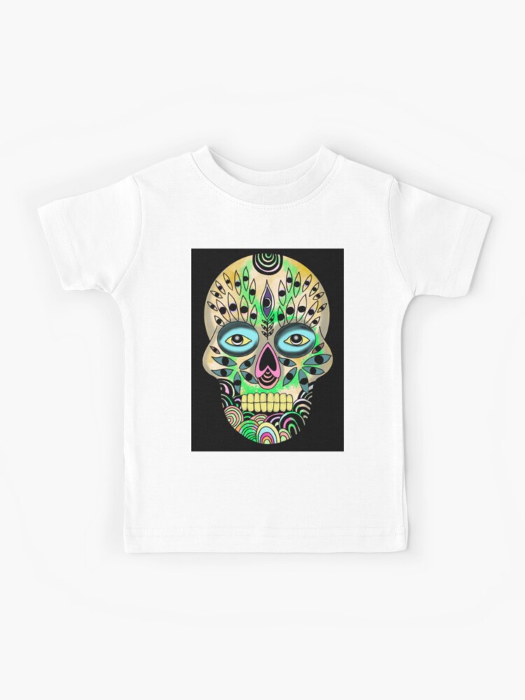 San Francisco Baseball Sugar Skull Kids T-Shirt for Sale by  StickyHenderson