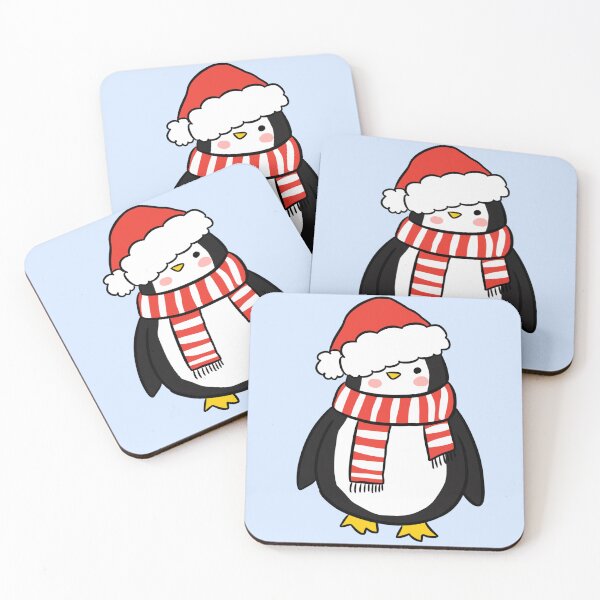 Item preview, Cute christmas cartoon penguin  designed and sold by Yarafantasyart.